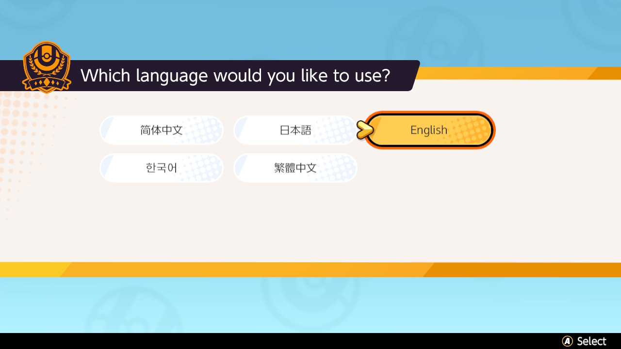 Pokémon UNITE language settings in Chinese, Japanese, Korean and English