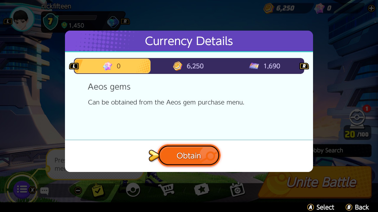 Aeos Gem currency details
