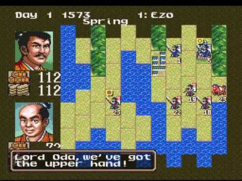SNES screenshot of Nobunaga's Ambition