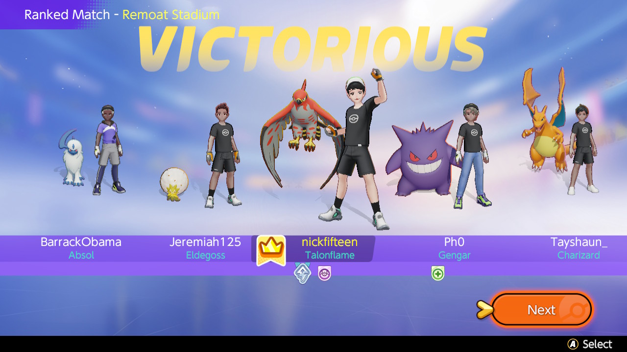 Nickfifteen (plus four) is VICTORIOUS